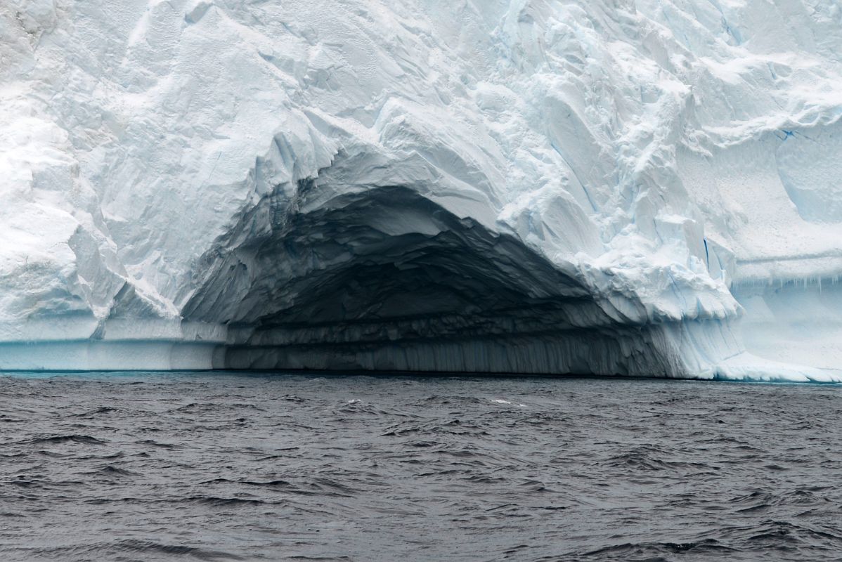 03B Small Cave In A Huge Iceberg From Zodiac Near Danco Island On Quark Expeditions Antarctica Cruise